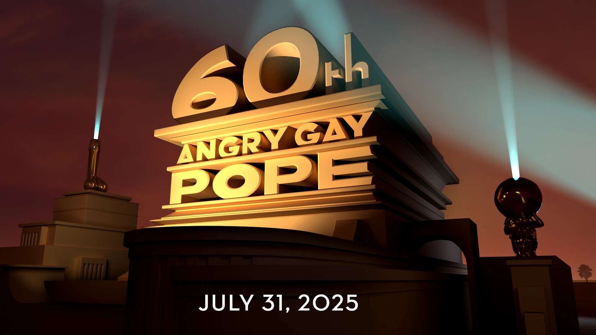 angry gay pope sixtieth birthday twentieth century fox logo