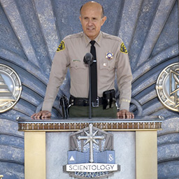 sheriff lee baca scientology podium speech